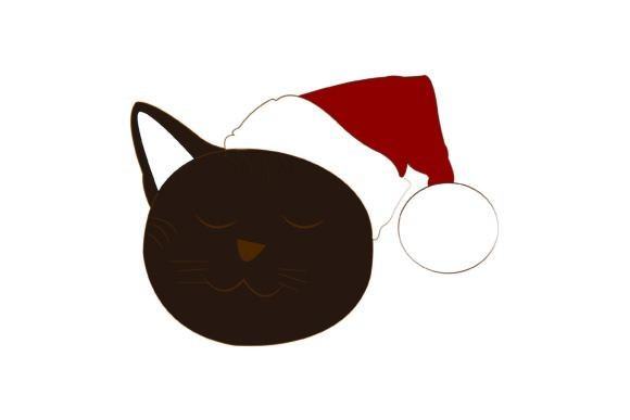 Christmas Cute Cat 131 Illustrations
