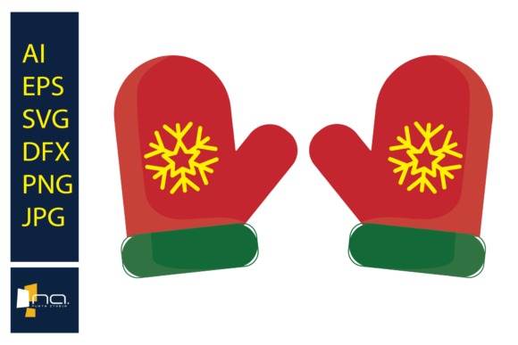 Christmas Double Gloves Decoration