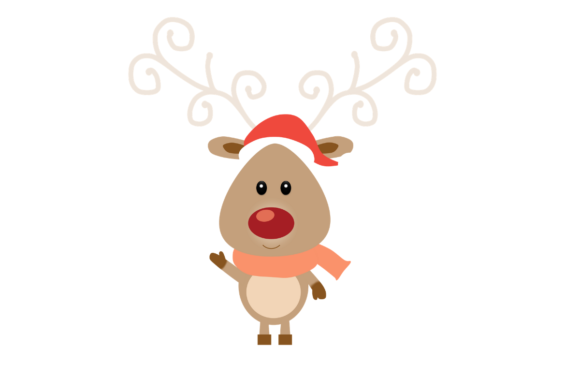 Christmas Reindeer Illustration