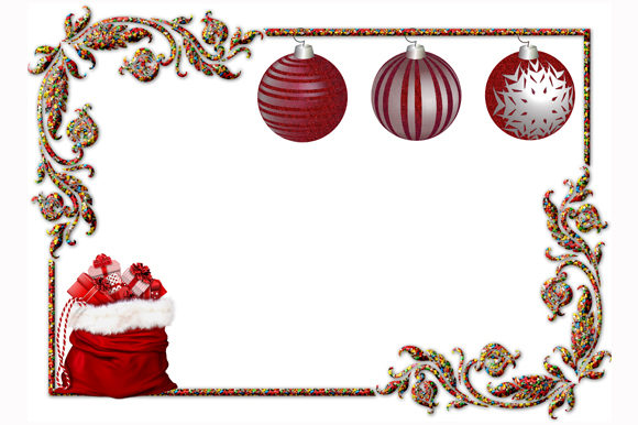 Golden Christmas Ball Illustrations