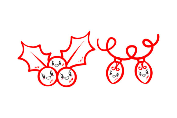 Light and Mistletoe Christmas Asset: A Visual Boost for Content Creators