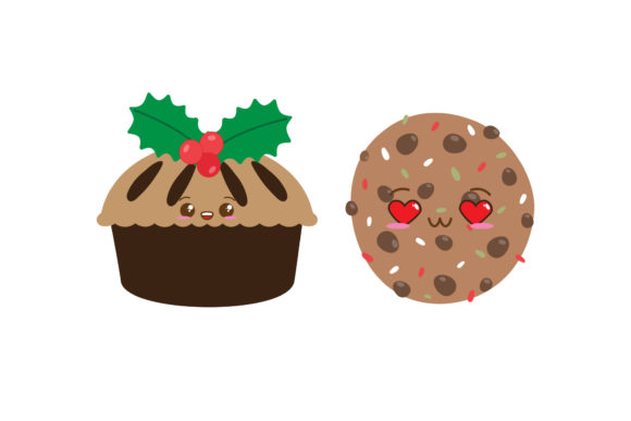 Pie and Cookies Christmas Asset Set