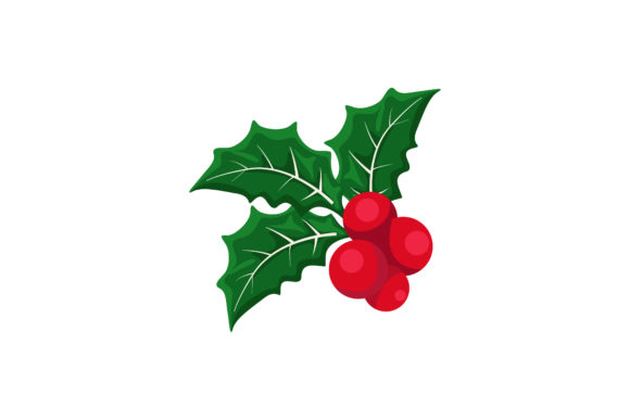 Pretty Ornament Christmas Graphic Design Asset